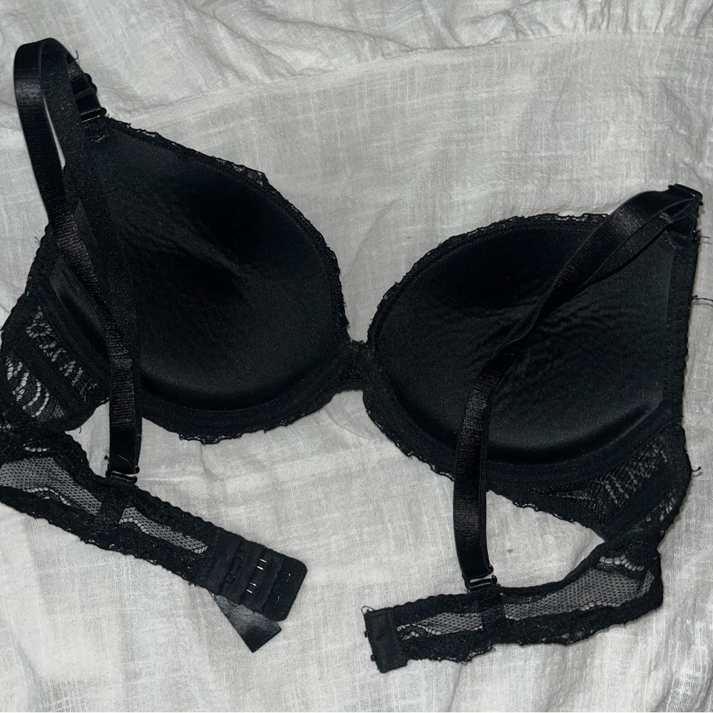 Elegant Black Lace Bra
